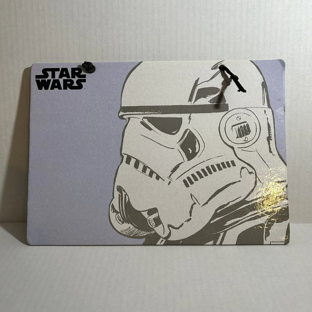 2013 Star Wars Hanging Dry Erase Board Storm Trooper Wall Decoration LucasFilm